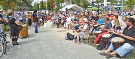 Workshop beim Bahnhofsfest